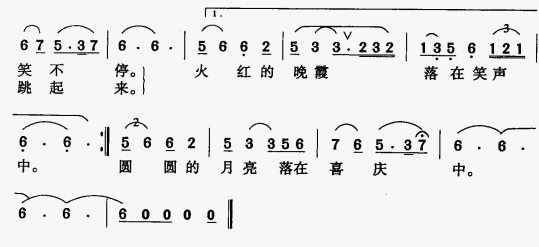 金色的秋天民歌简谱如一抹天然心态的自我剖白,又彷若青涩时光里践行